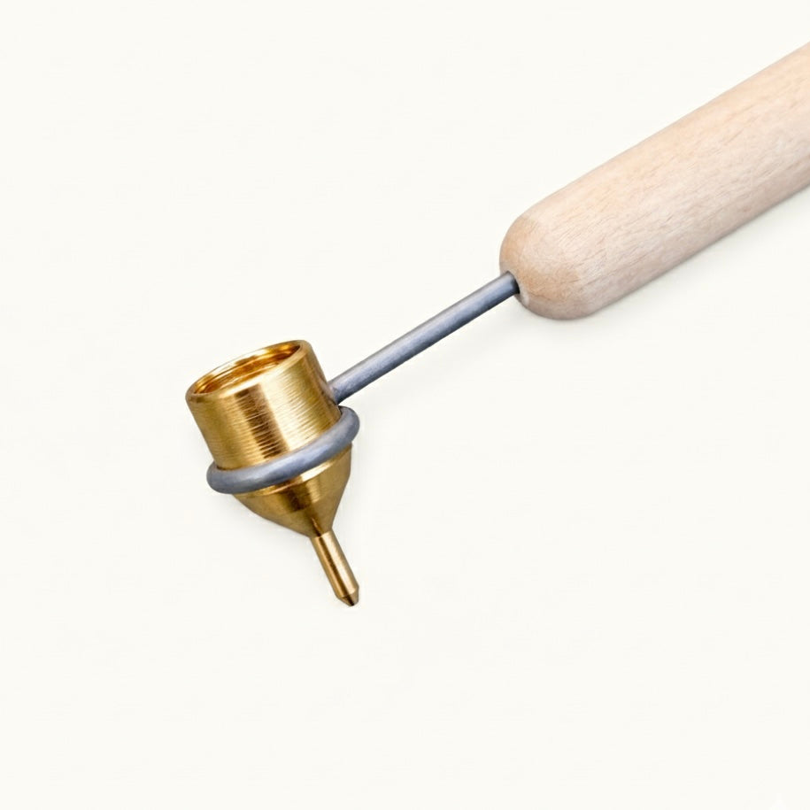 handmade brass kistka tool multiple tip sizes