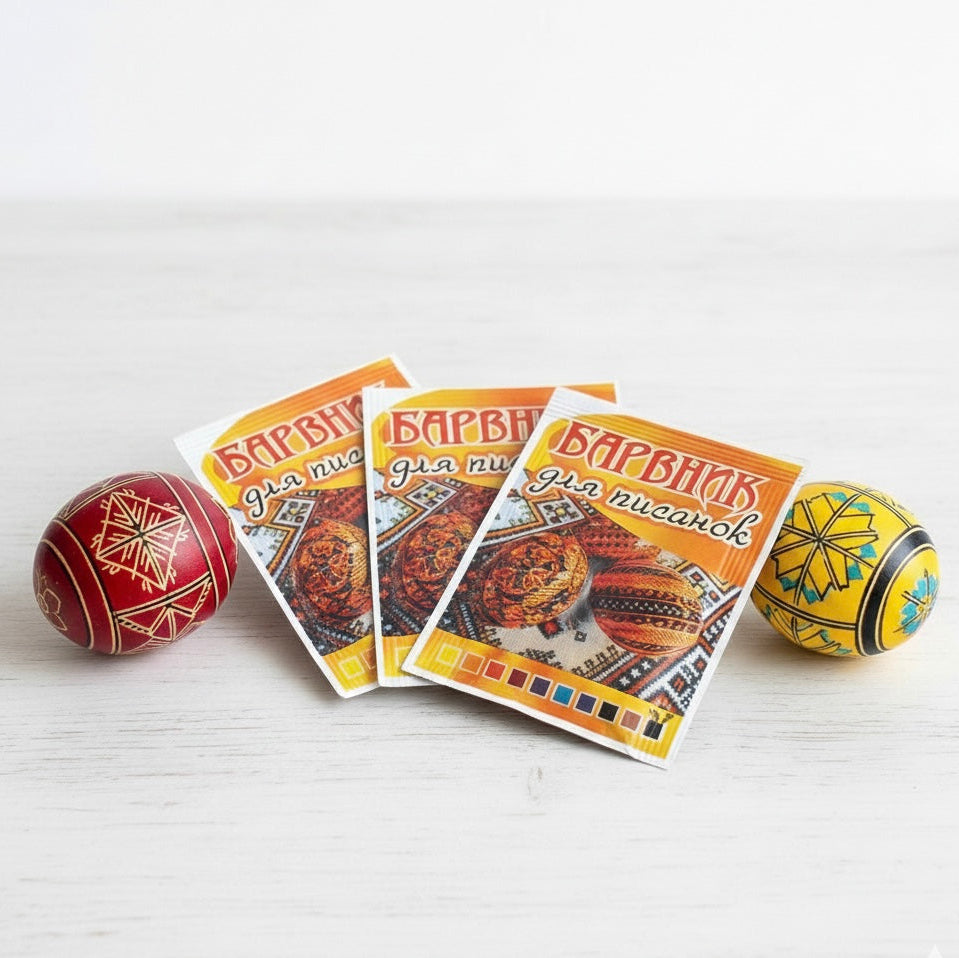 pysanky egg dye set bright Easter egg colors